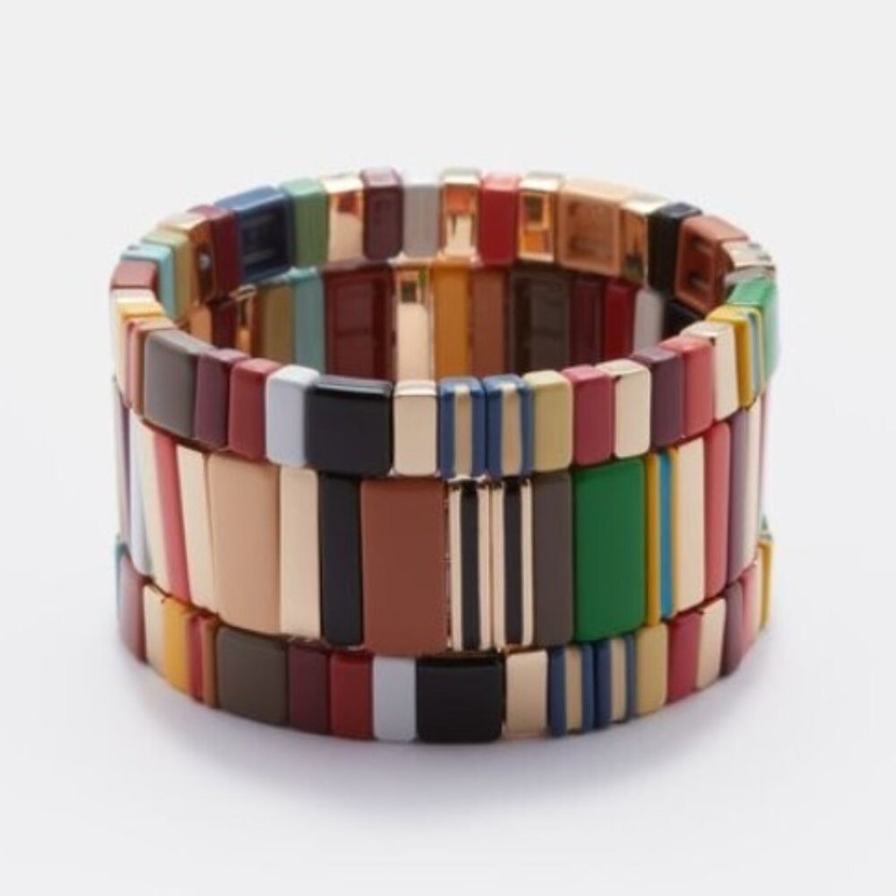 Roxanne Assoulin Set of 3 Melange Bracelets